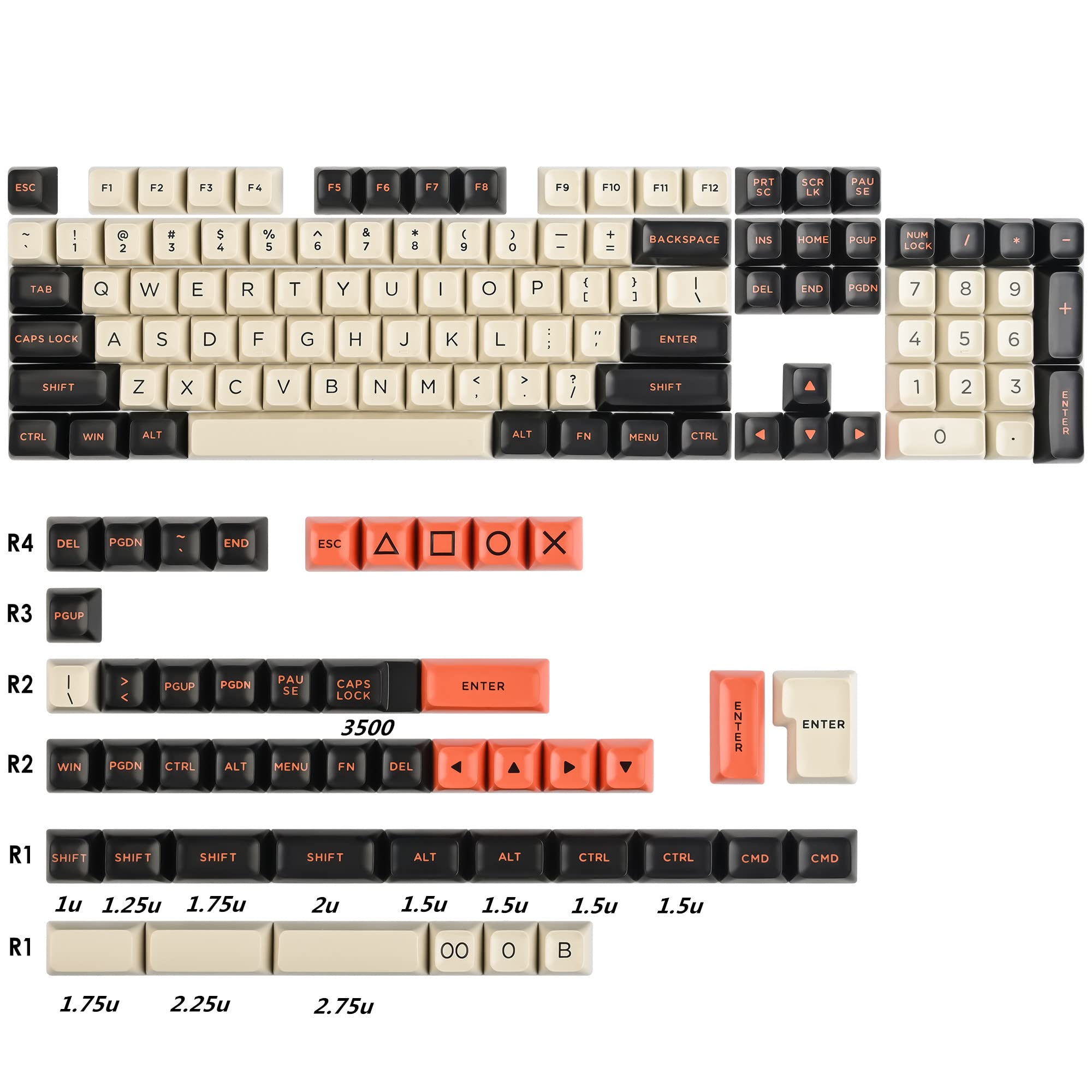 Amazon.co.jp: Ussixchare 150キーカーボンキーキャップ ASA
